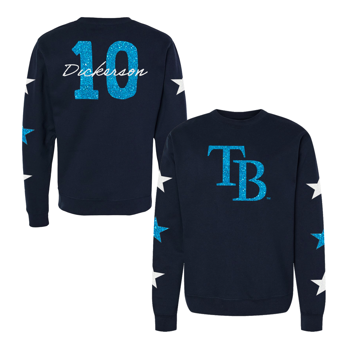 VIP Tampa Bay Rays Postseason '26 Adult Navy Crewneck - Tiny Turnip