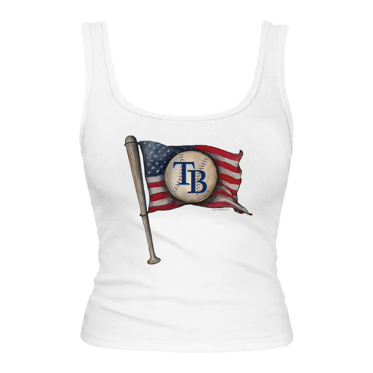 Tampa Bay Rays Baseball Flag Emmy Tank