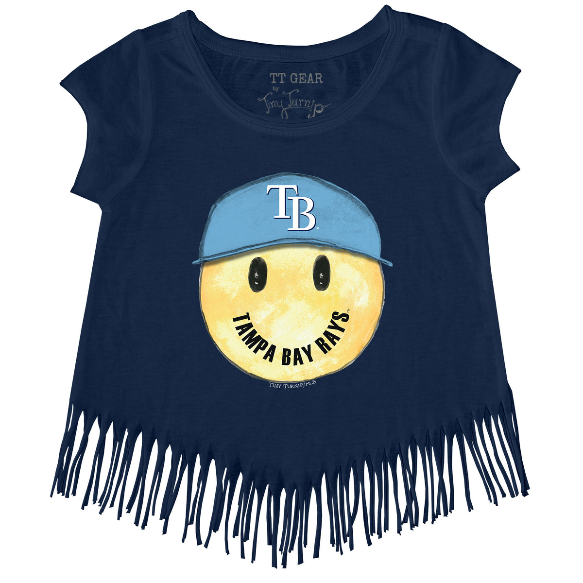 Tampa Bay Rays Smiley Fringe Tee