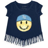 Tampa Bay Rays Smiley Fringe Tee