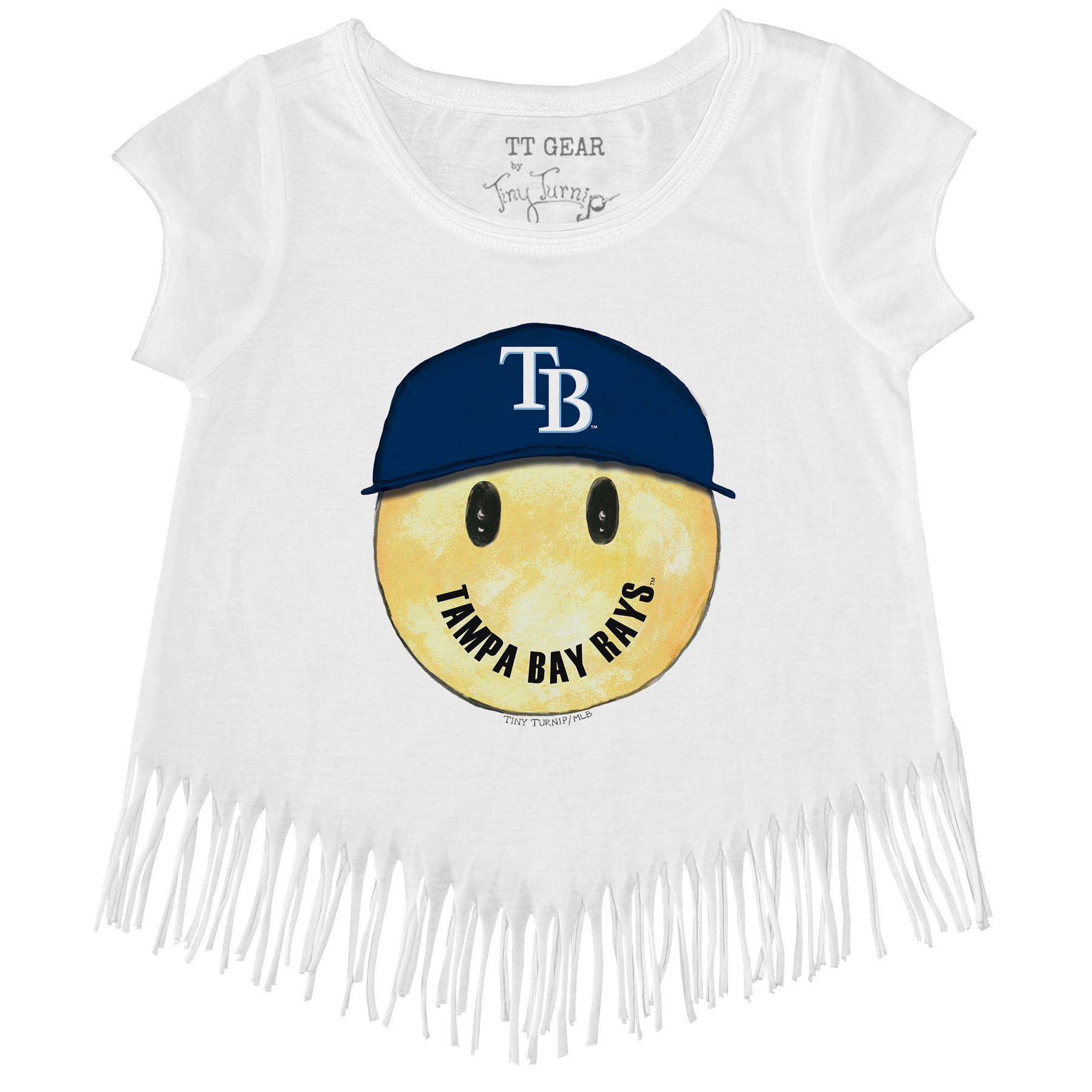 Tampa Bay Rays Smiley Fringe Tee
