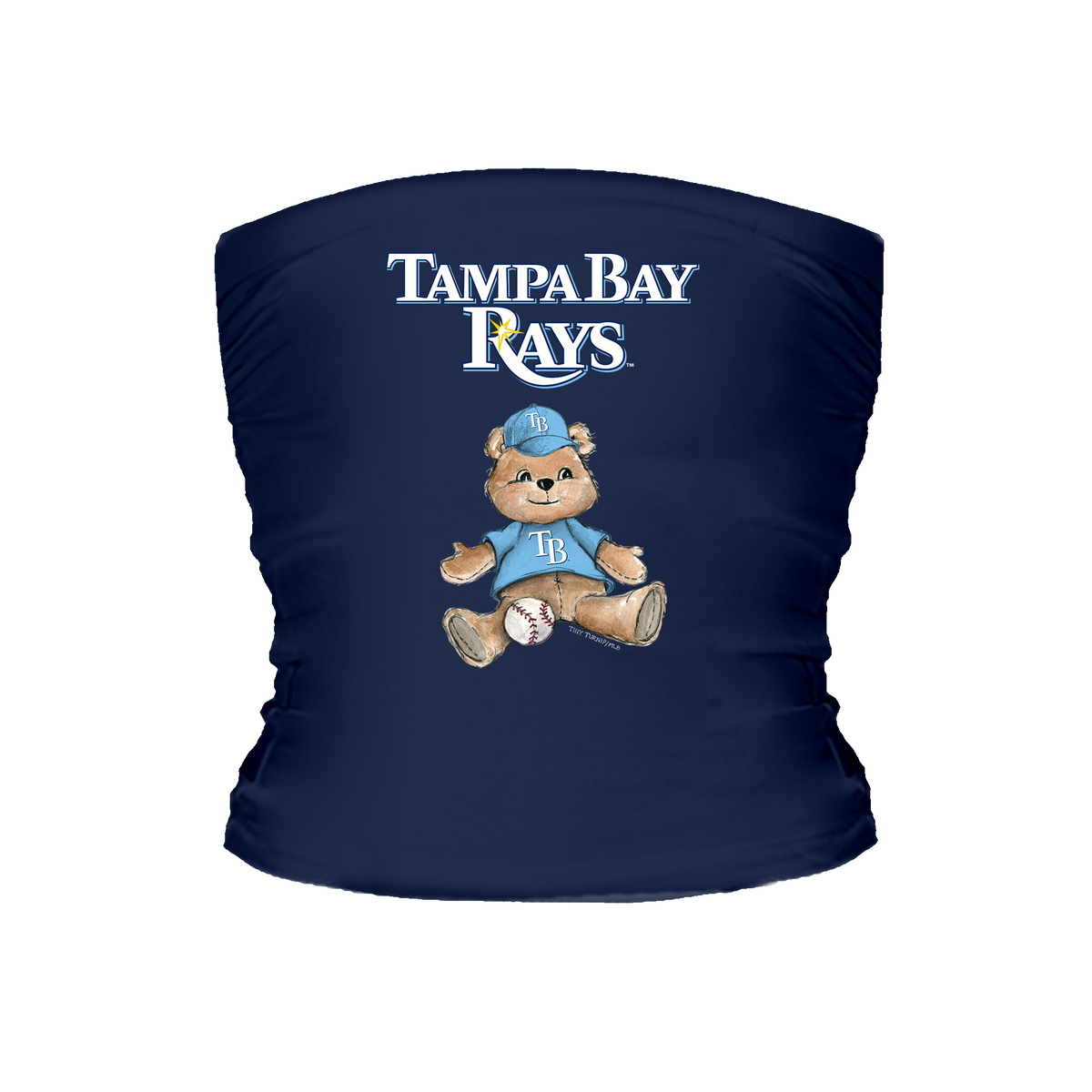 Tampa Bay Rays Teddy Tube Top - Tiny Turnip