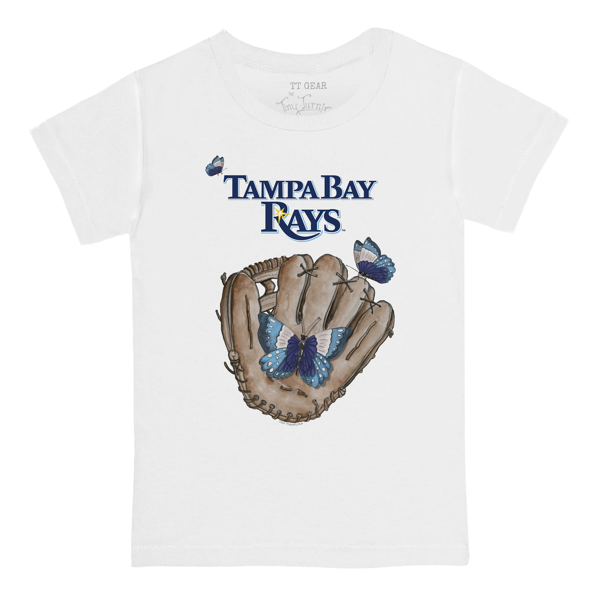 Tampa Bay Rays Butterfly Glove Tee Shirt