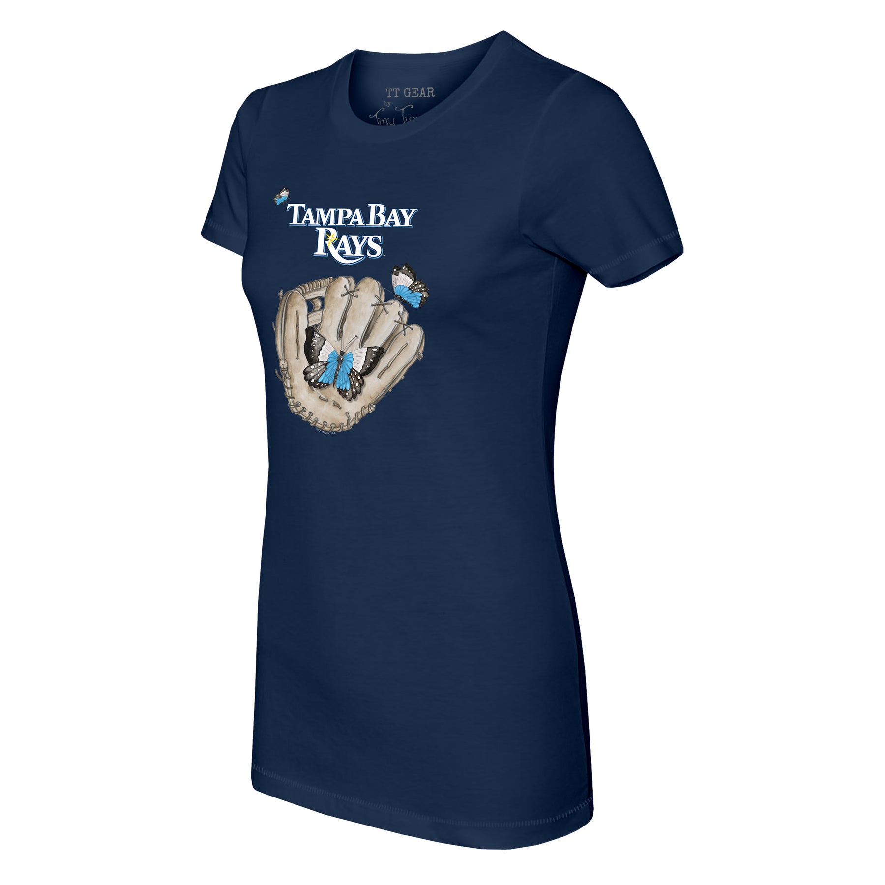 Tampa Bay Rays Butterfly Glove Tee Shirt