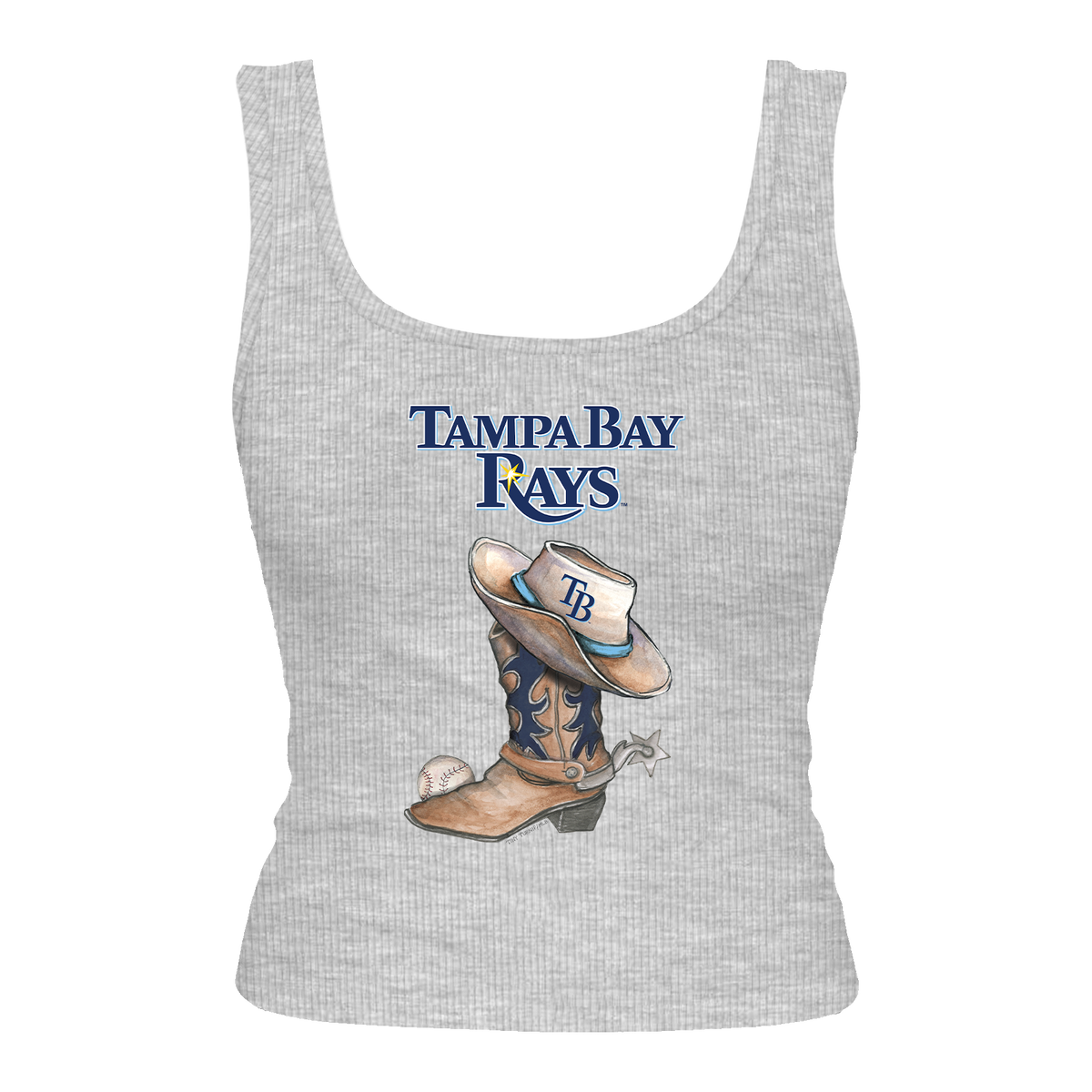 Tampa Bay Rays Cowboy Boot Emmy Tank