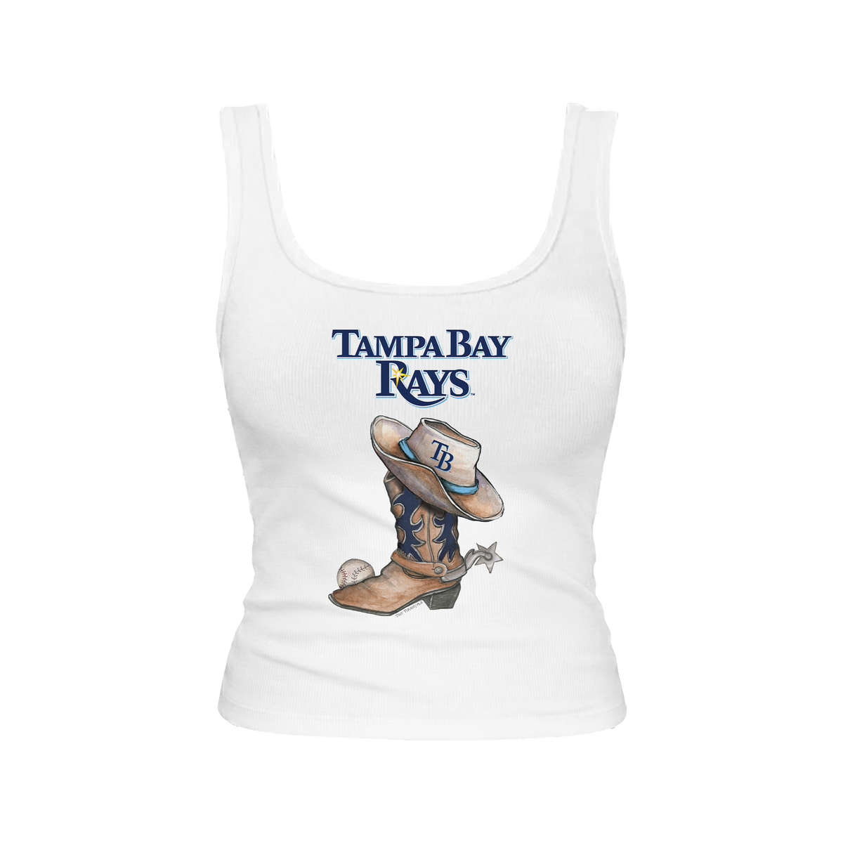 Tampa Bay Rays Cowboy Boot Emmy Tank