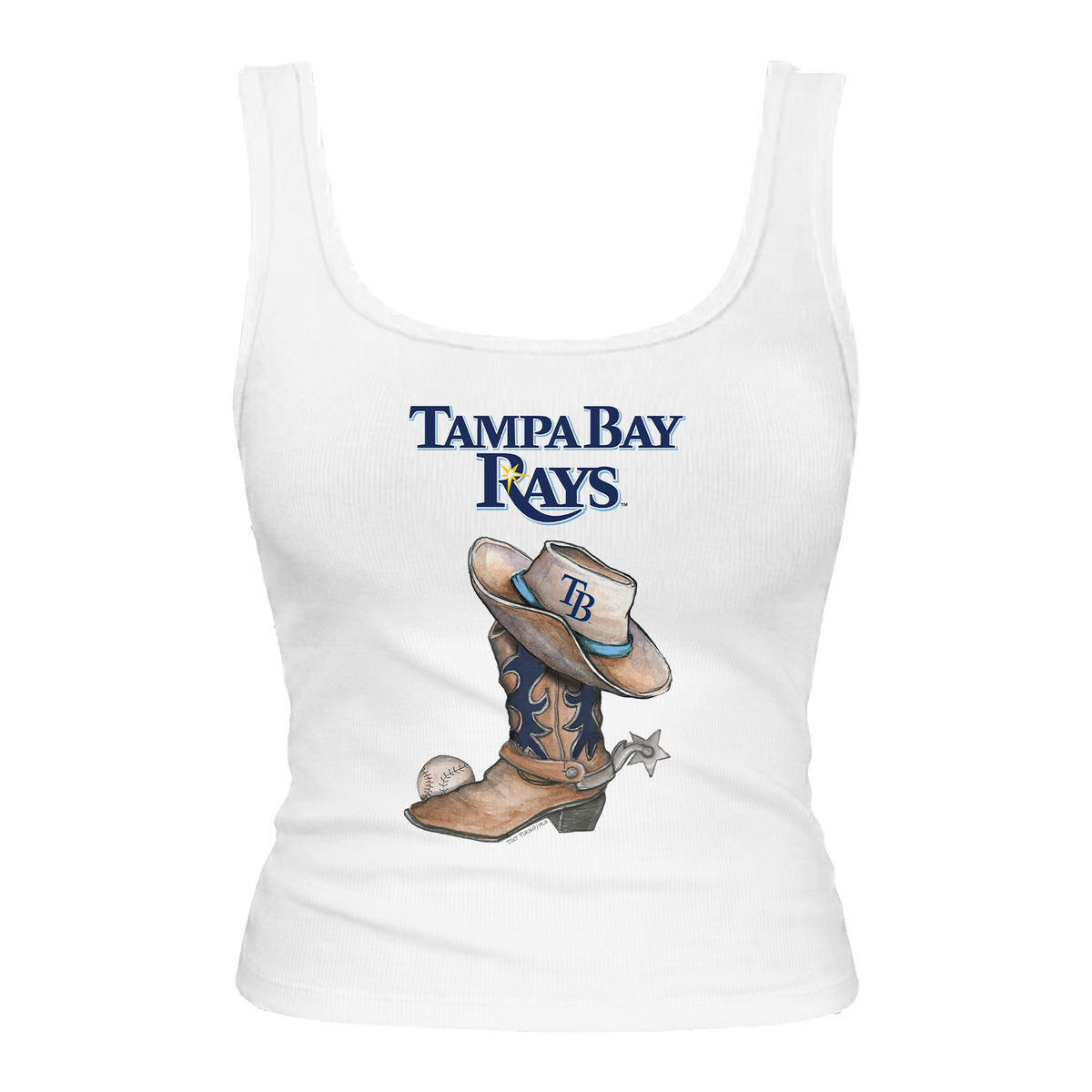 Tampa Bay Rays Cowboy Boot Emmy Tank