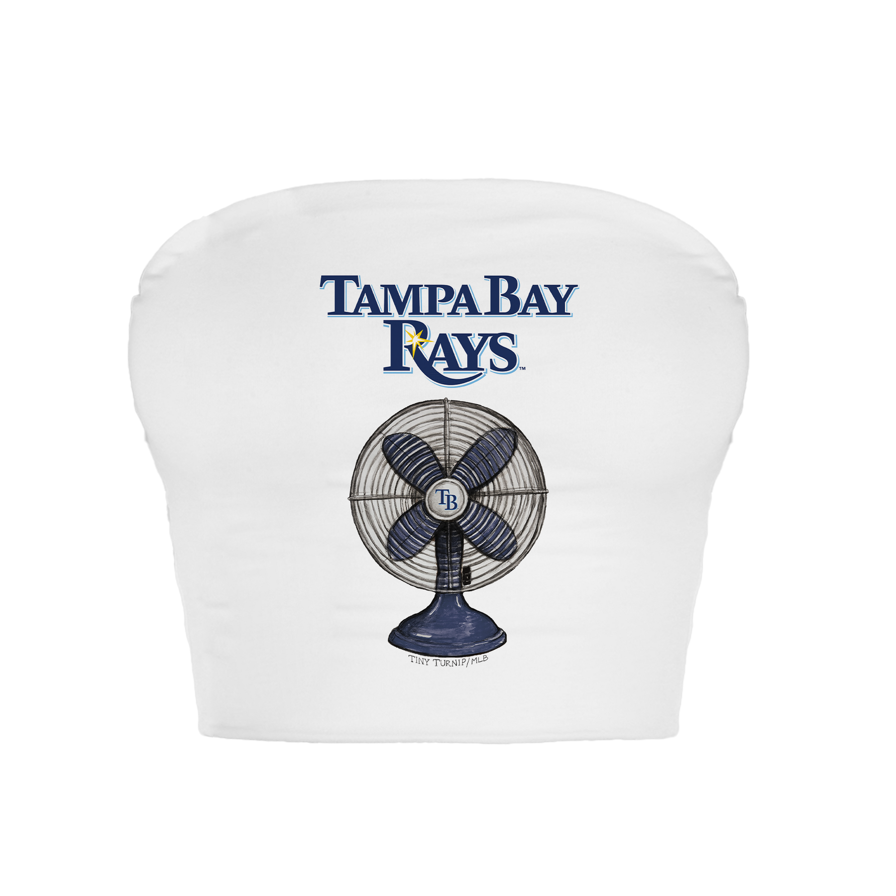 Tampa Bay Rays Fan Crop Tube Top
