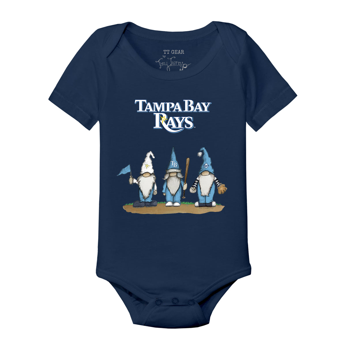 Tampa Bay Rays Gnomes Short Sleeve Snapper
