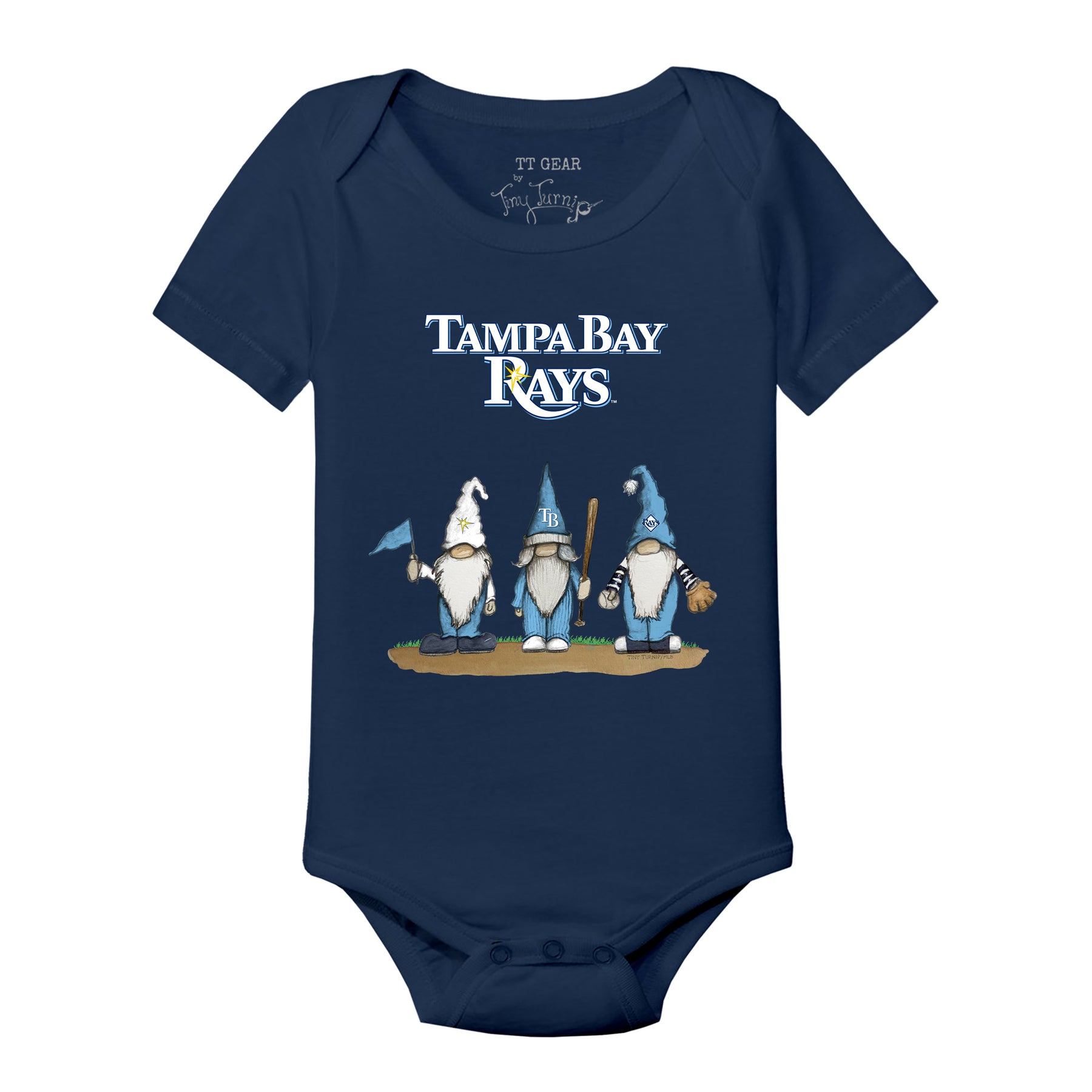 Tampa Bay Rays Gnomes Short Sleeve Snapper