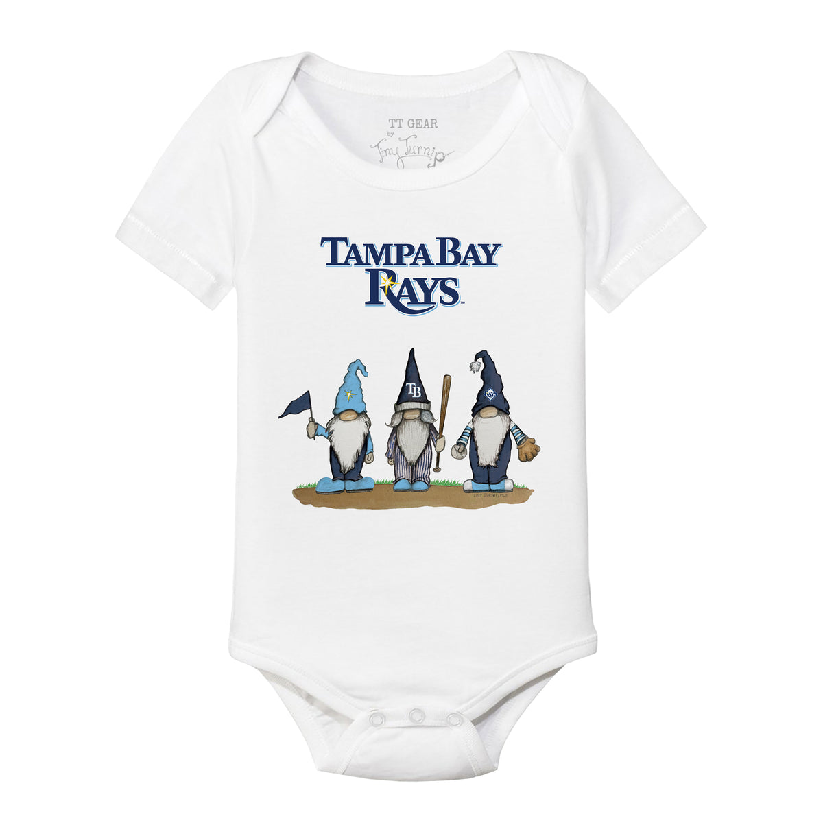 Tampa Bay Rays Gnomes Short Sleeve Snapper