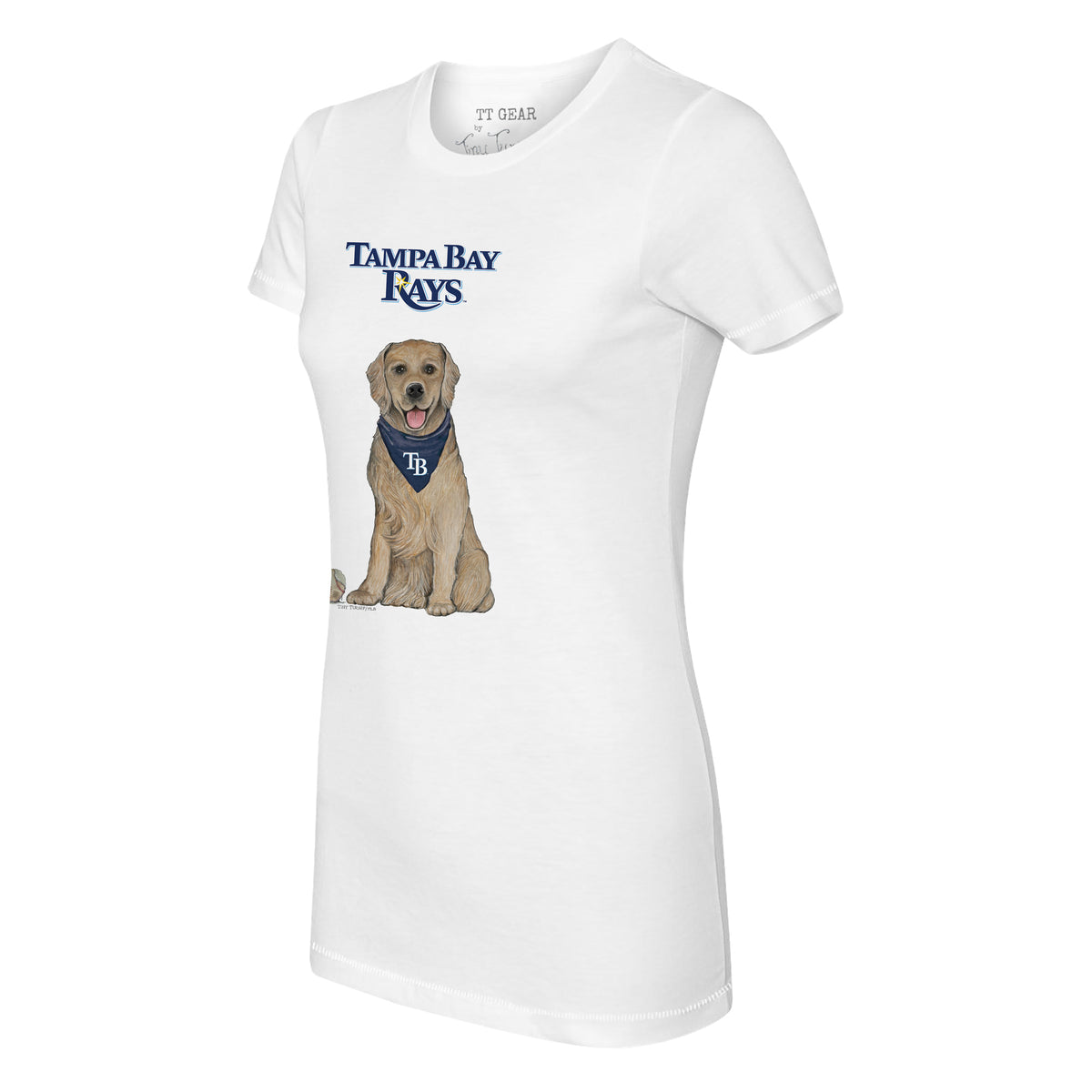 Tampa Bay Rays Golden Retriever Tee Shirt
