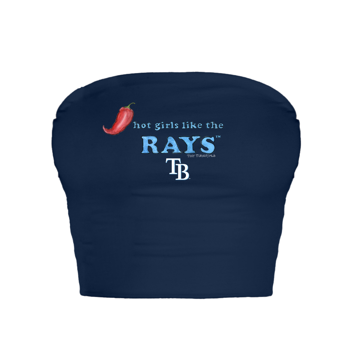Tampa Bay Rays Hot Girls Crop Tube Top