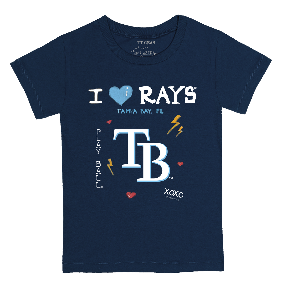 I Heart Rays Kid's Tee Shirt - Tiny Turnip