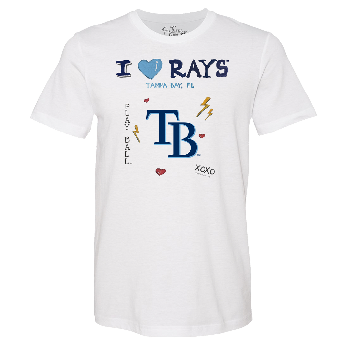 I Heart Rays Unisex Tee Shirt - Tiny Turnip