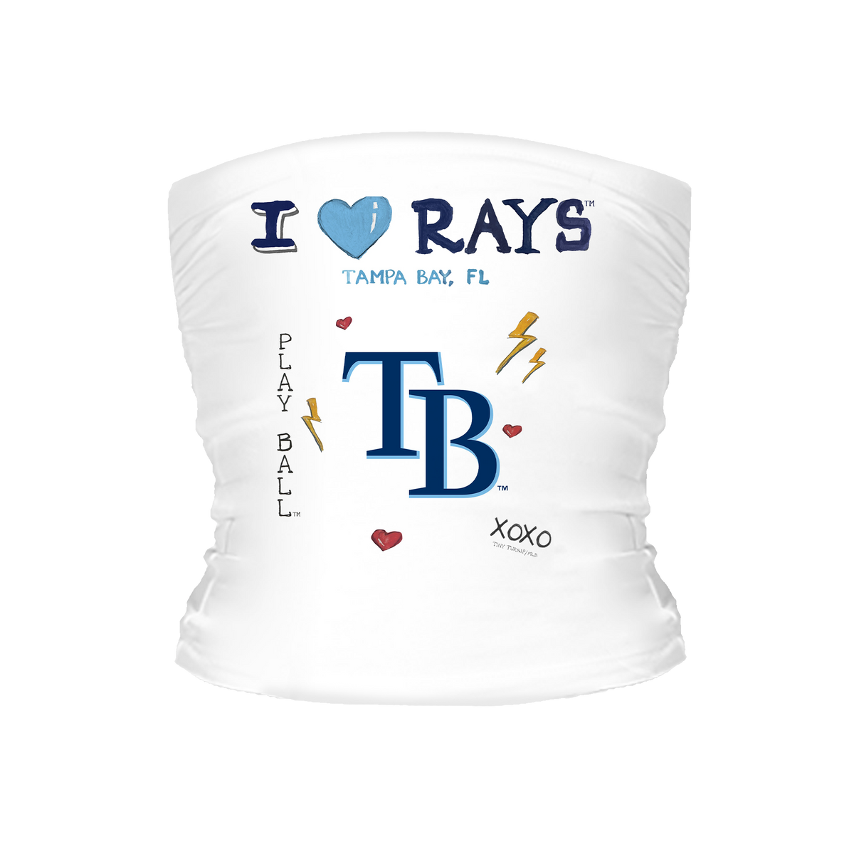 I Heart Rays Tube Top - Tiny Turnip