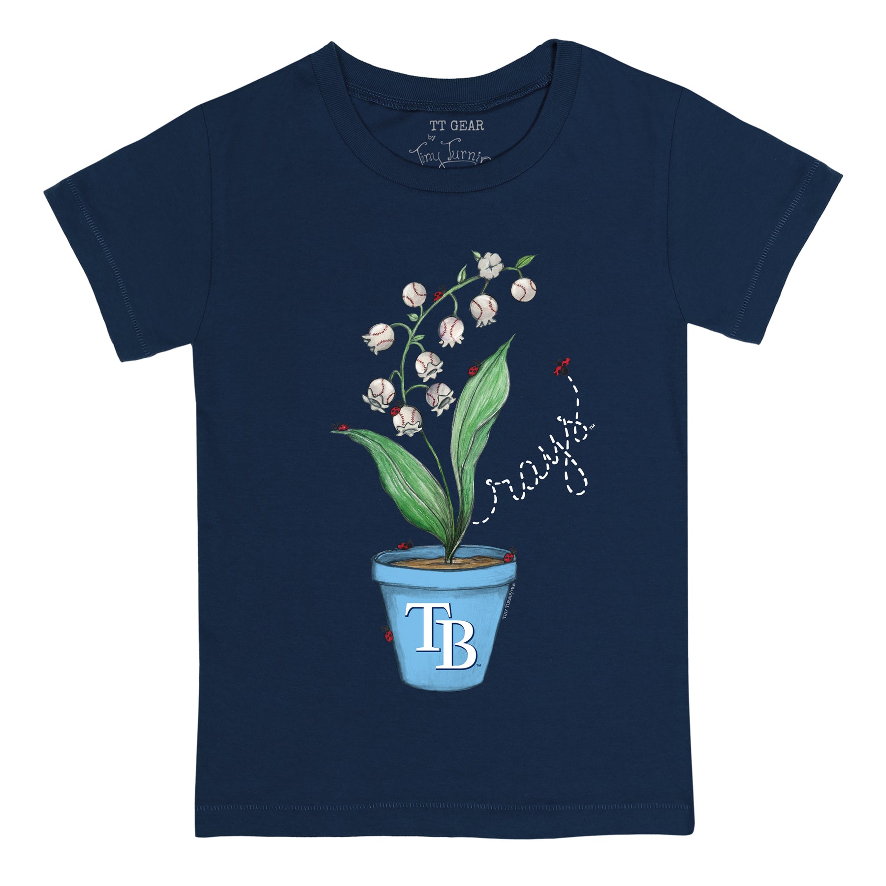 Tampa Bay Rays Ladybug Tee Shirt