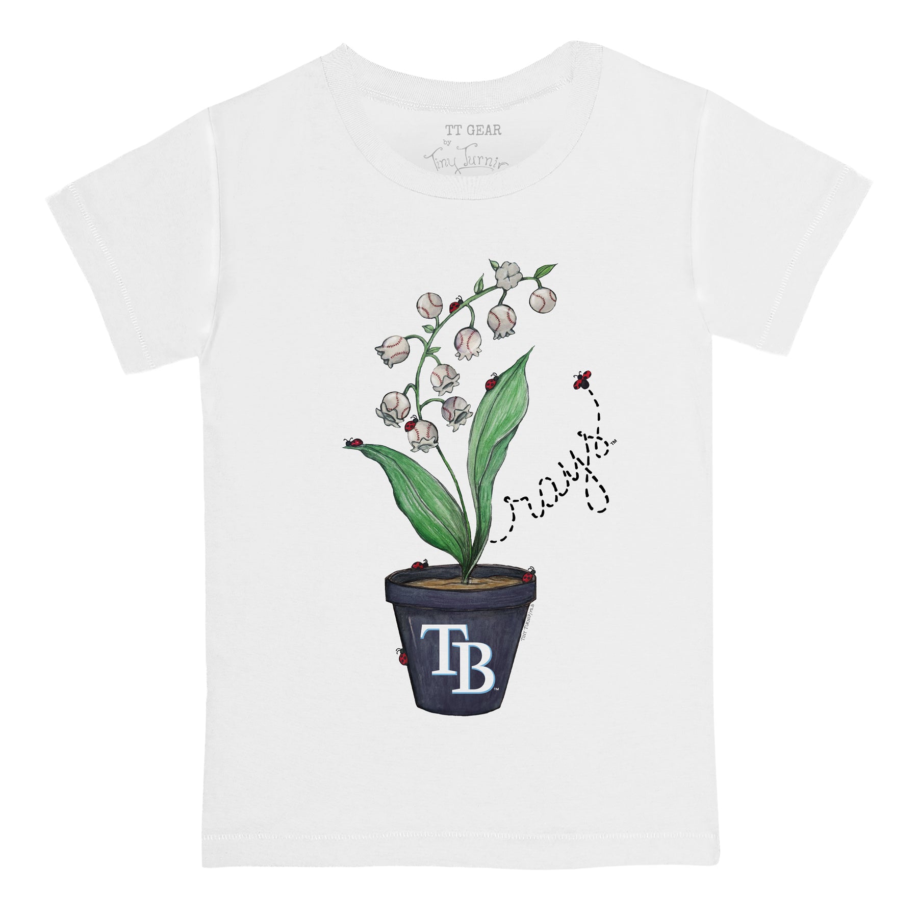 Tampa Bay Rays Ladybug Tee Shirt