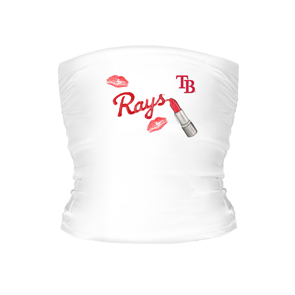 Tampa Bay Rays Lipstick Tube Top - Tiny Turnip