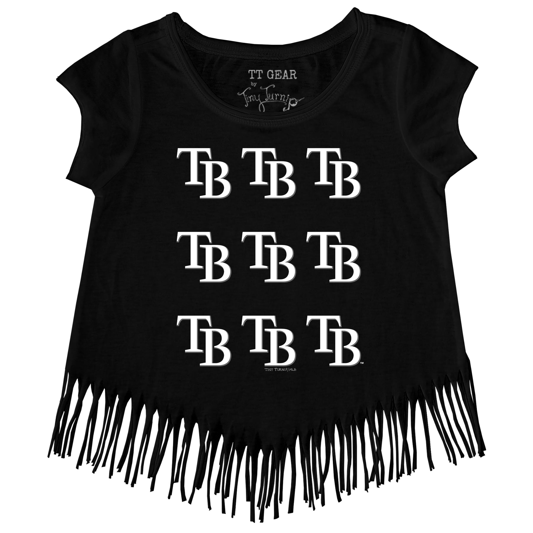 Tampa Bay Rays Logo Grid Fringe Tee