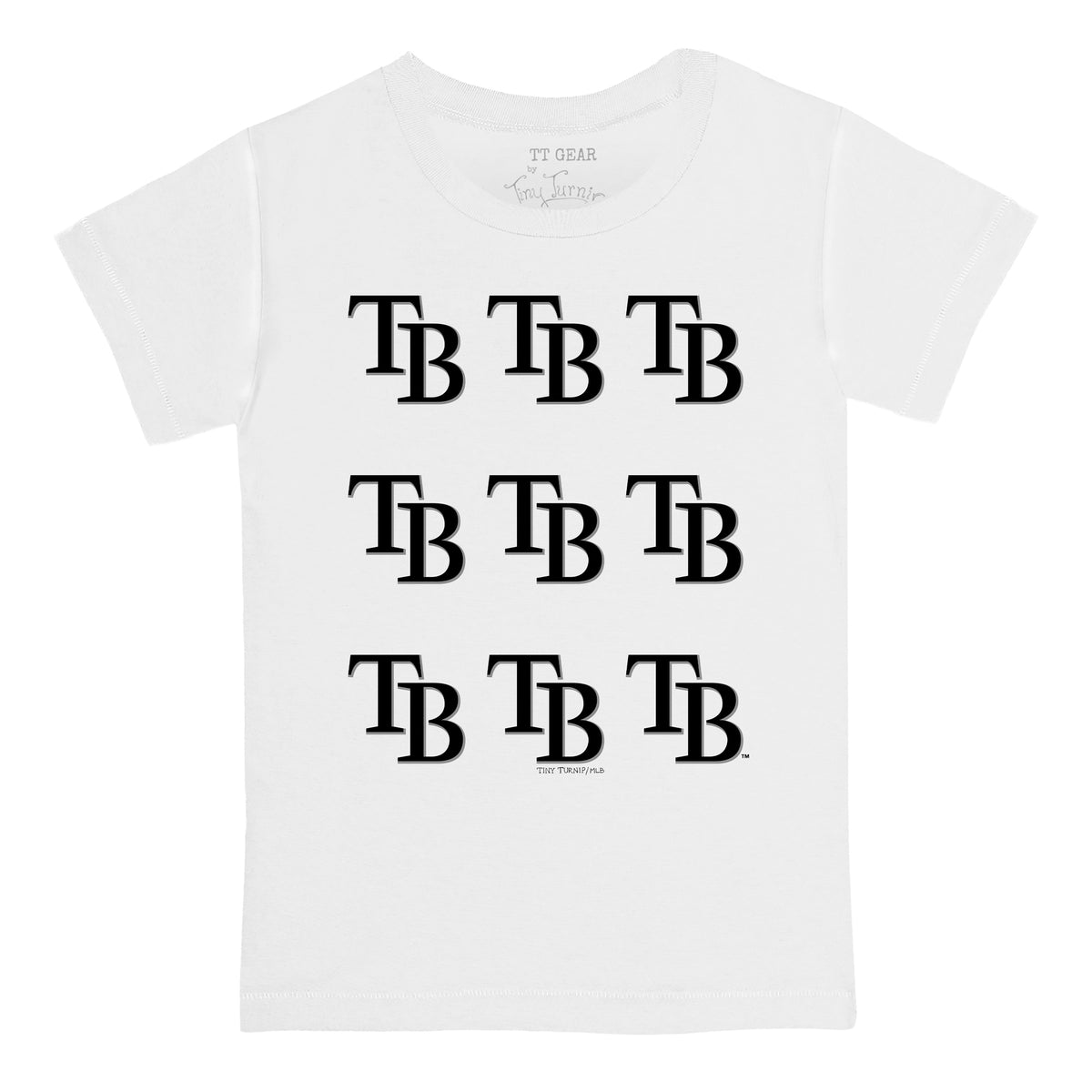 Tampa Bay Rays Logo Grid Tee Shirt