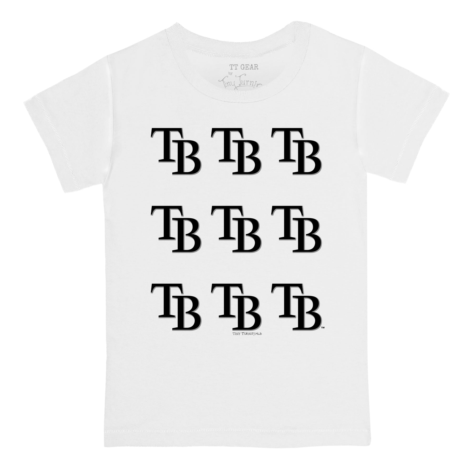 Tampa Bay Rays Logo Grid Tee Shirt