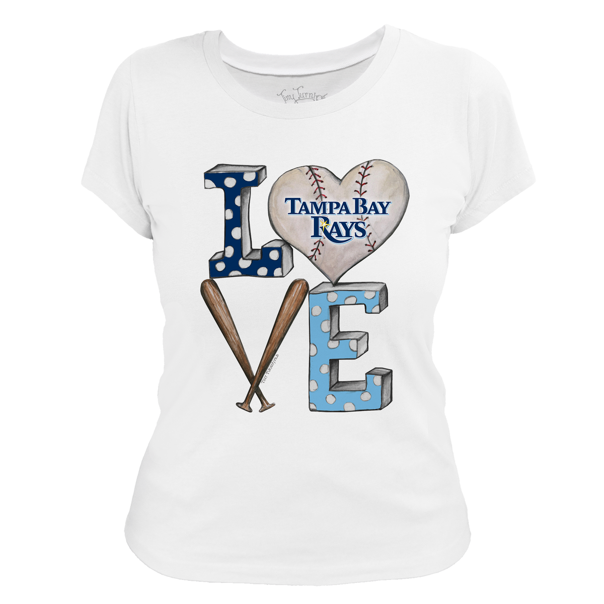Tampa Bay Rays Baseball LOVE Tee Shirt