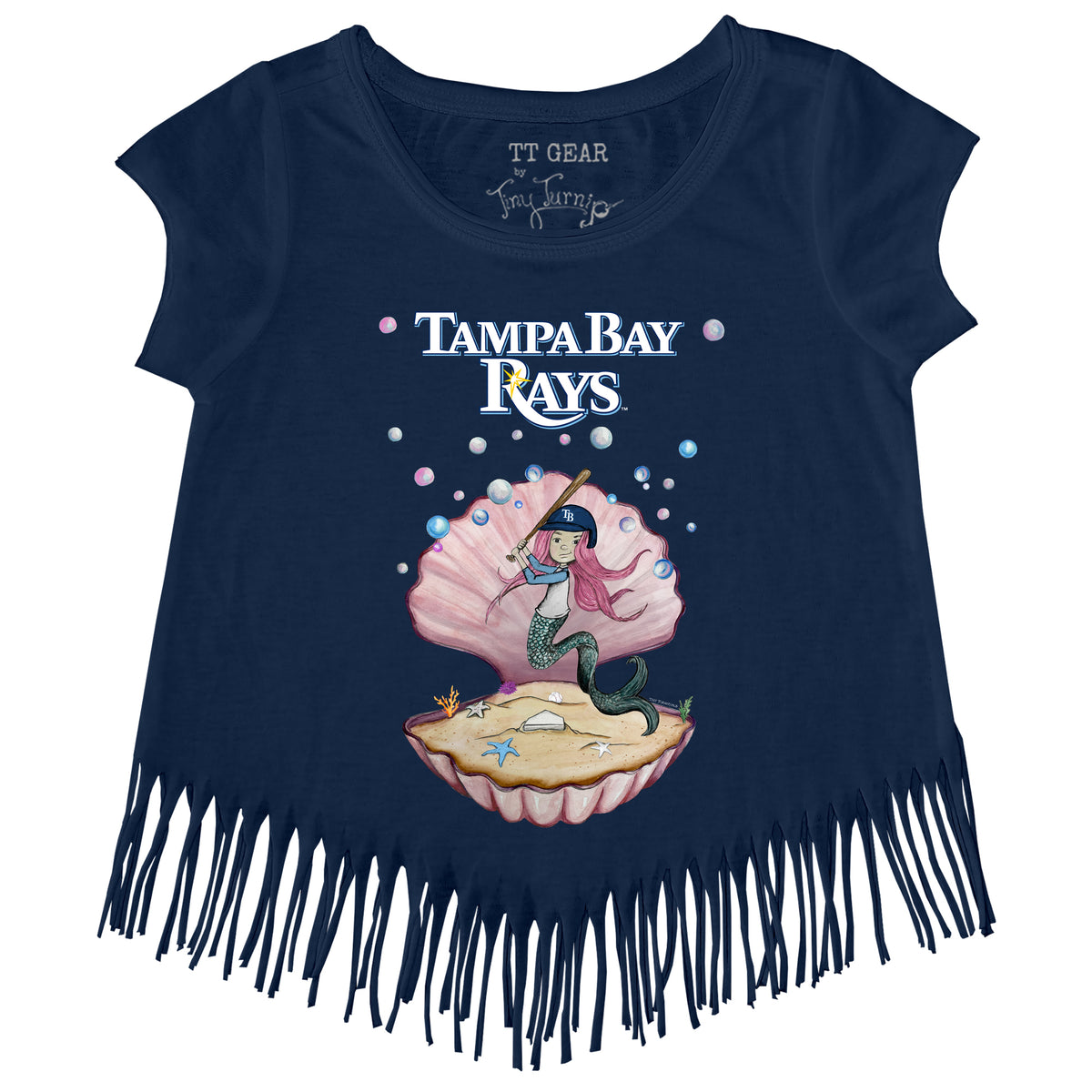 Tampa Bay Rays Mermaid Fringe Tee