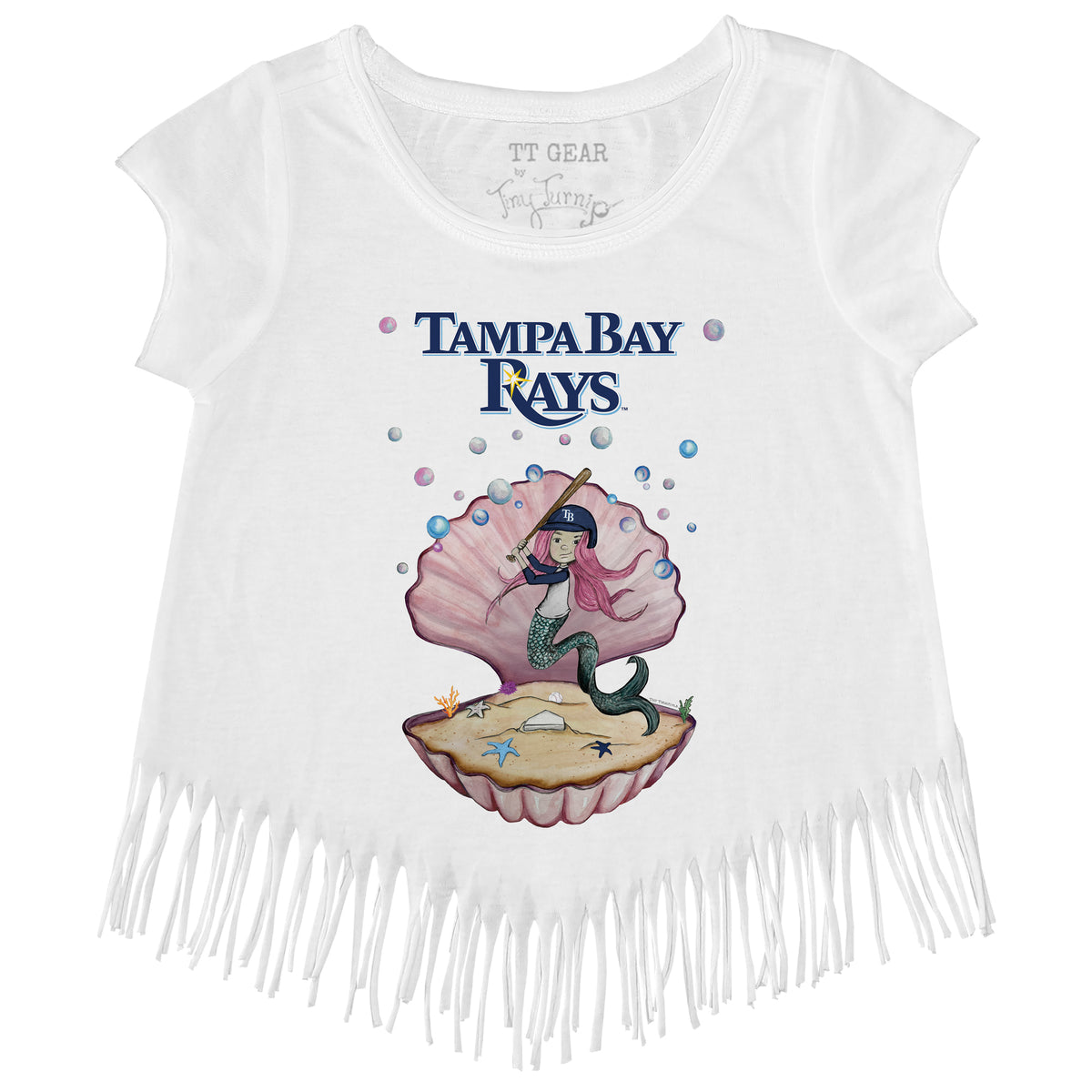 Tampa Bay Rays Mermaid Fringe Tee