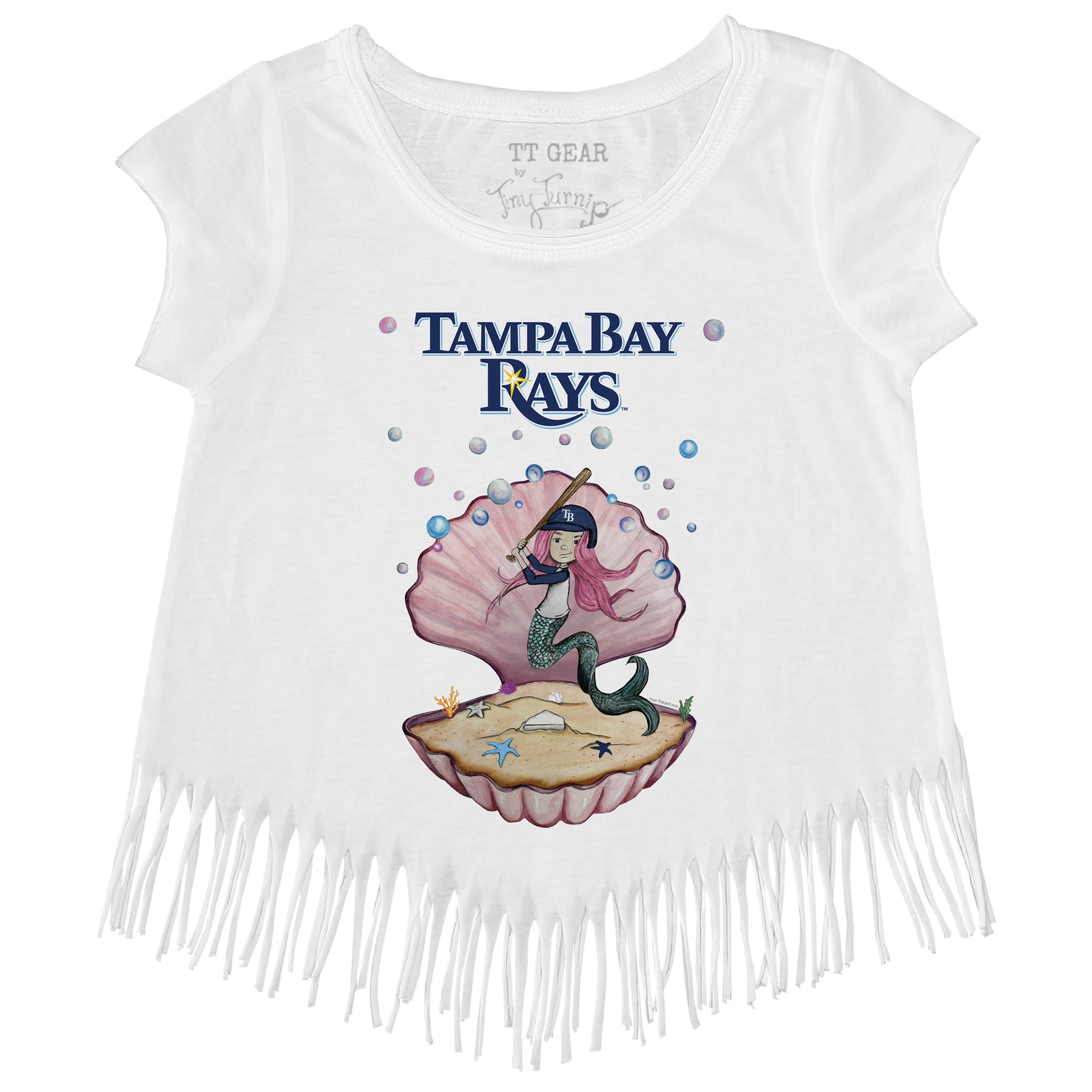 Tampa Bay Rays Mermaid Fringe Tee