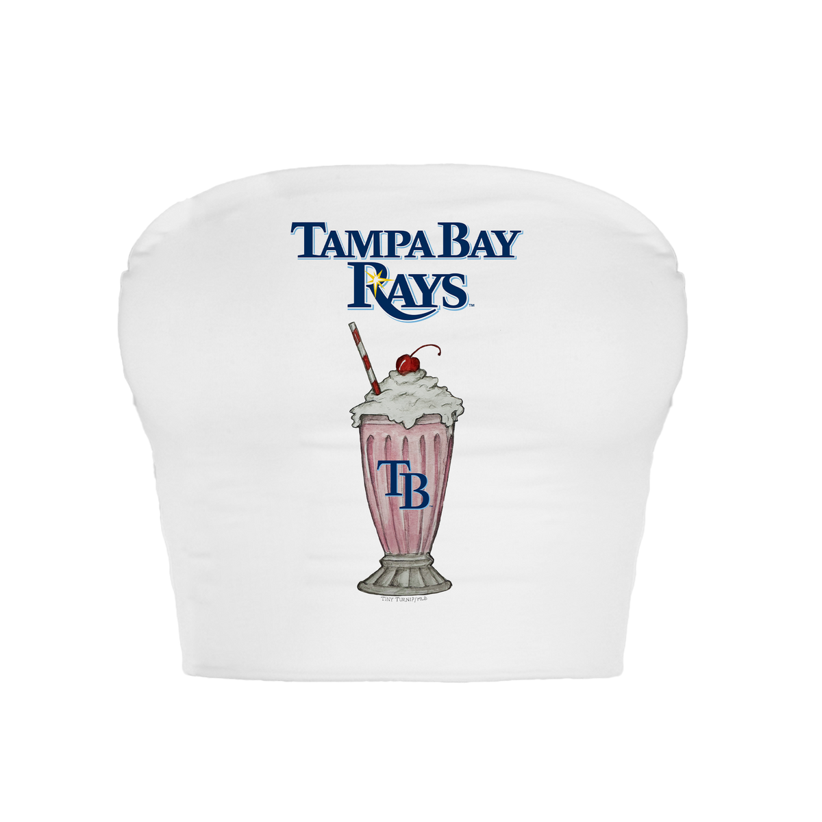 Tampa Bay Rays Milkshake Crop Tube Top
