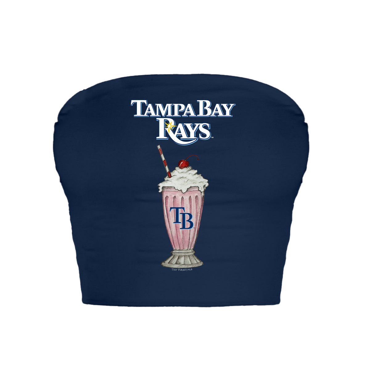 Tampa Bay Rays Milkshake Crop Tube Top