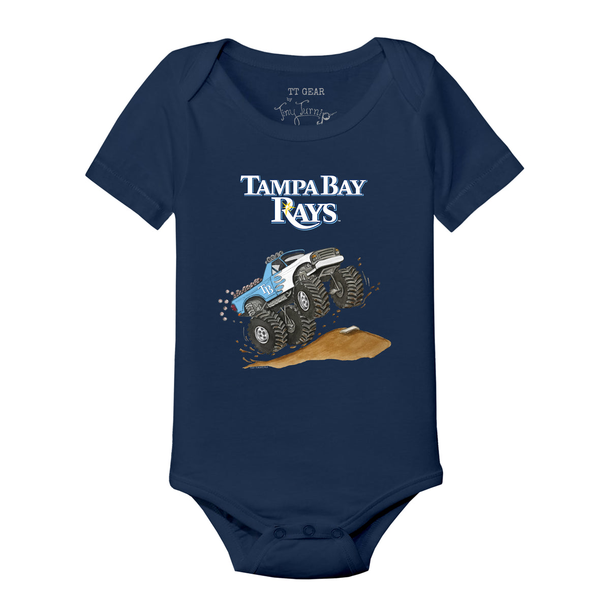Tampa Bay Rays Monster Truck Short Sleeve Snapper