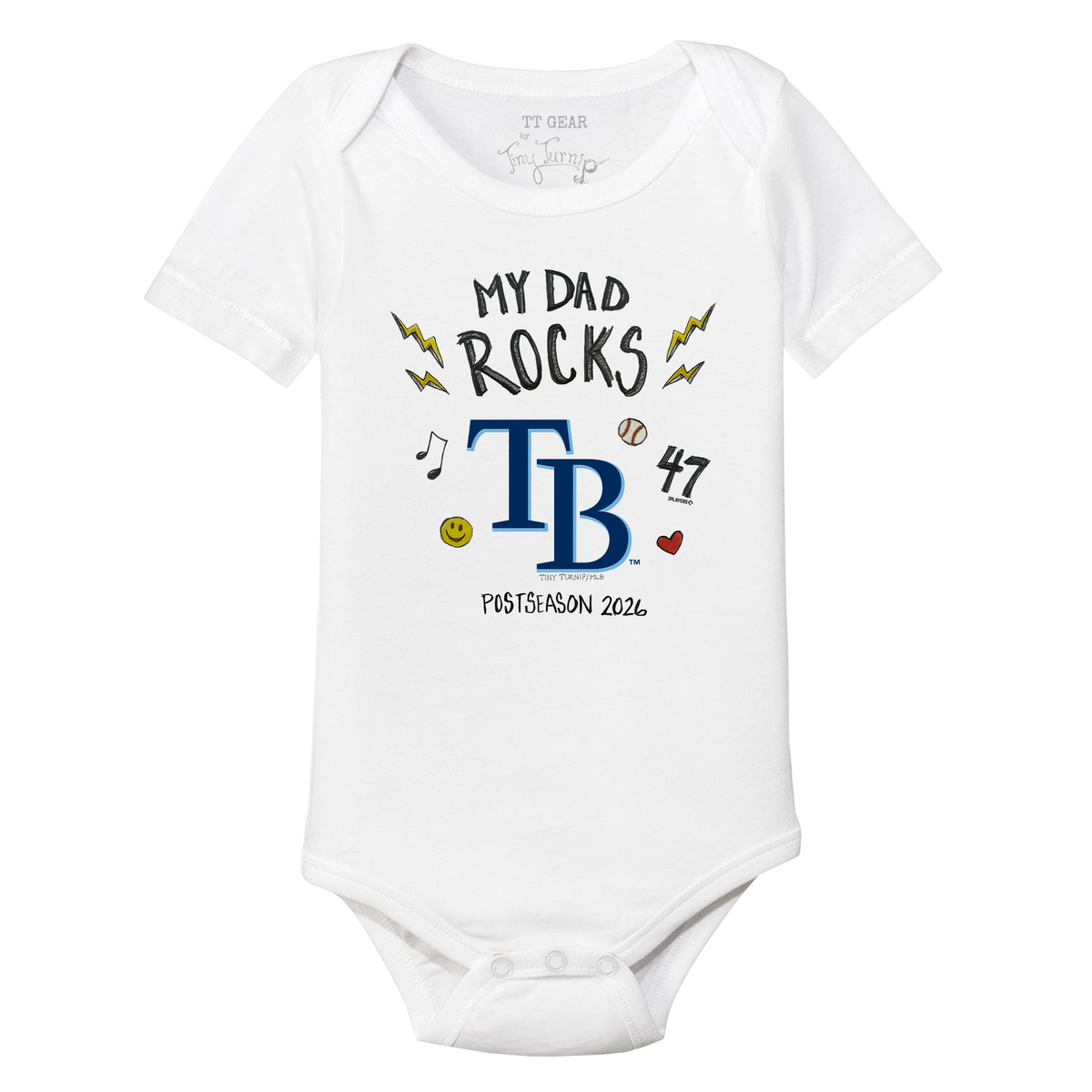 VIP Tampa Bay Rays Postseason '26 Short Sleeve Snapper - Tiny Turnip
