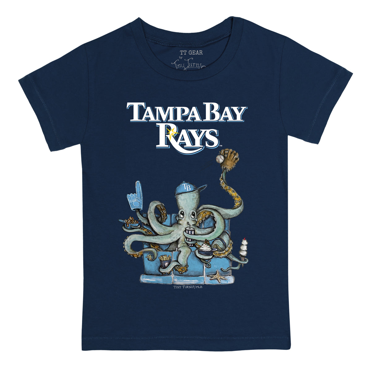 Tampa Bay Rays Octopus Tee Shirt