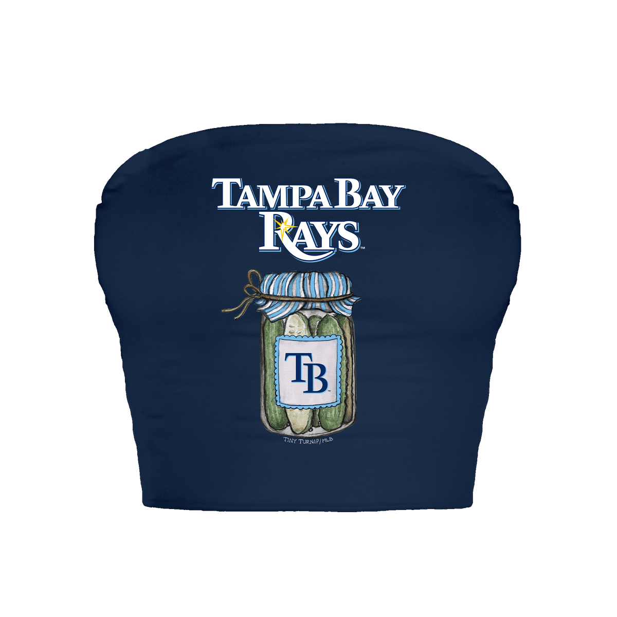 Tampa Bay Rays Pickle Jar Crop Tube Top