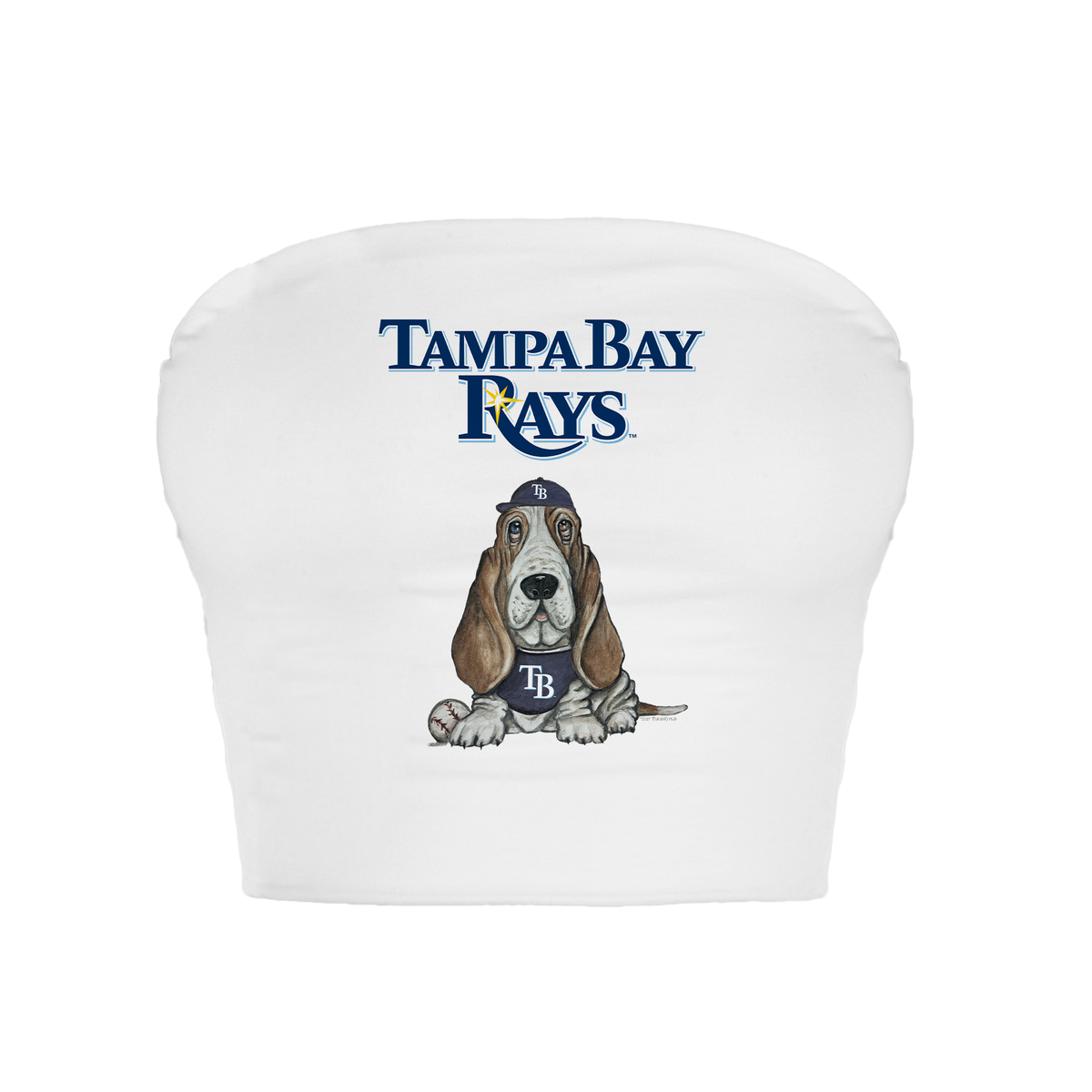 Tampa Bay Rays Puddy Crop Tube Top