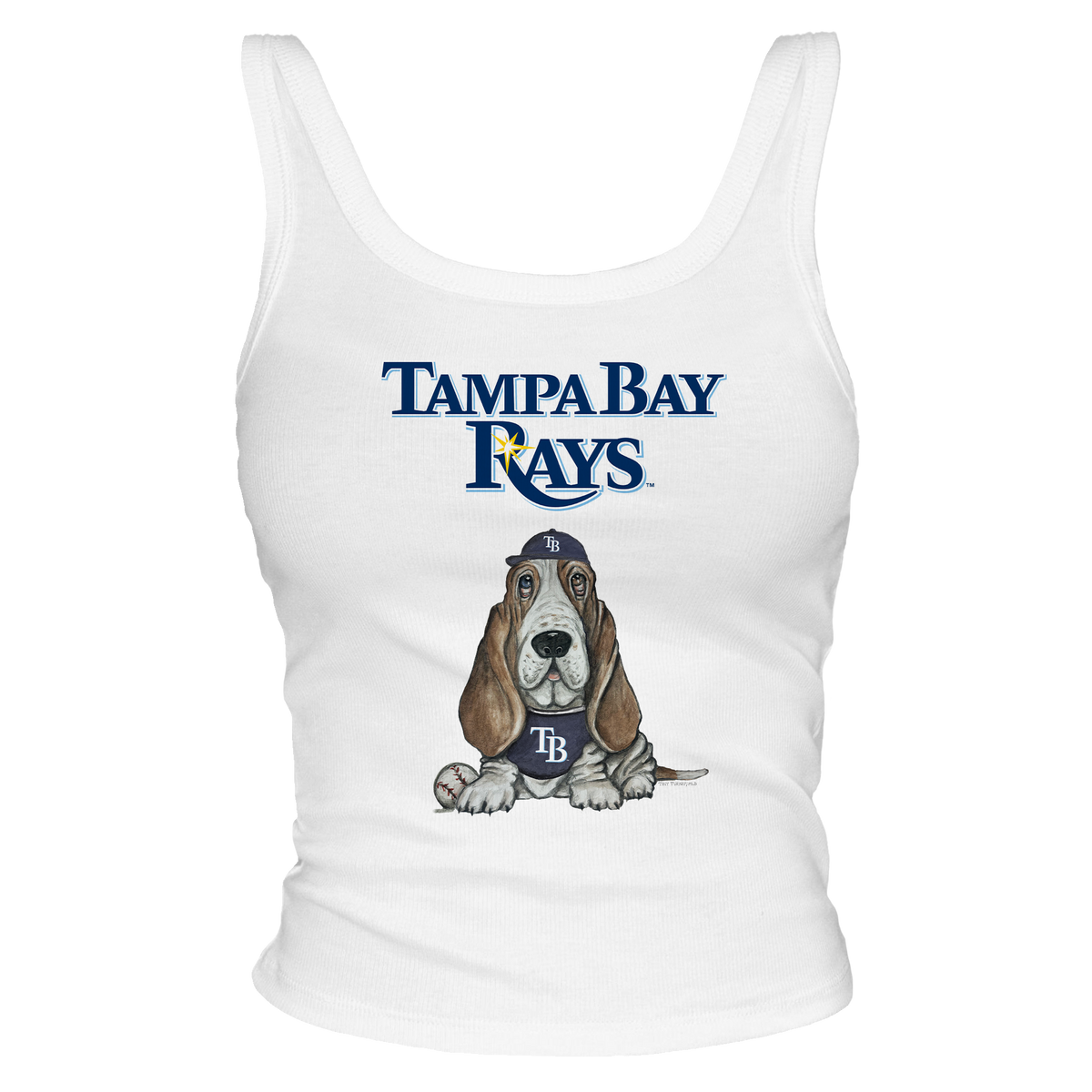 Tampa Bay Rays Puddy Tank - Tiny Turnip