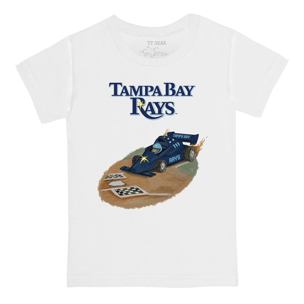 Tampa Bay Rays Race Car Tee Shirt