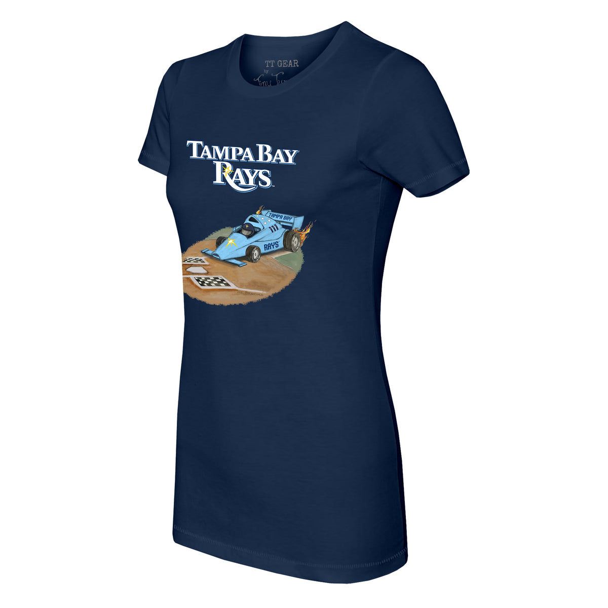 Tampa Bay Rays Race Car Tee Shirt