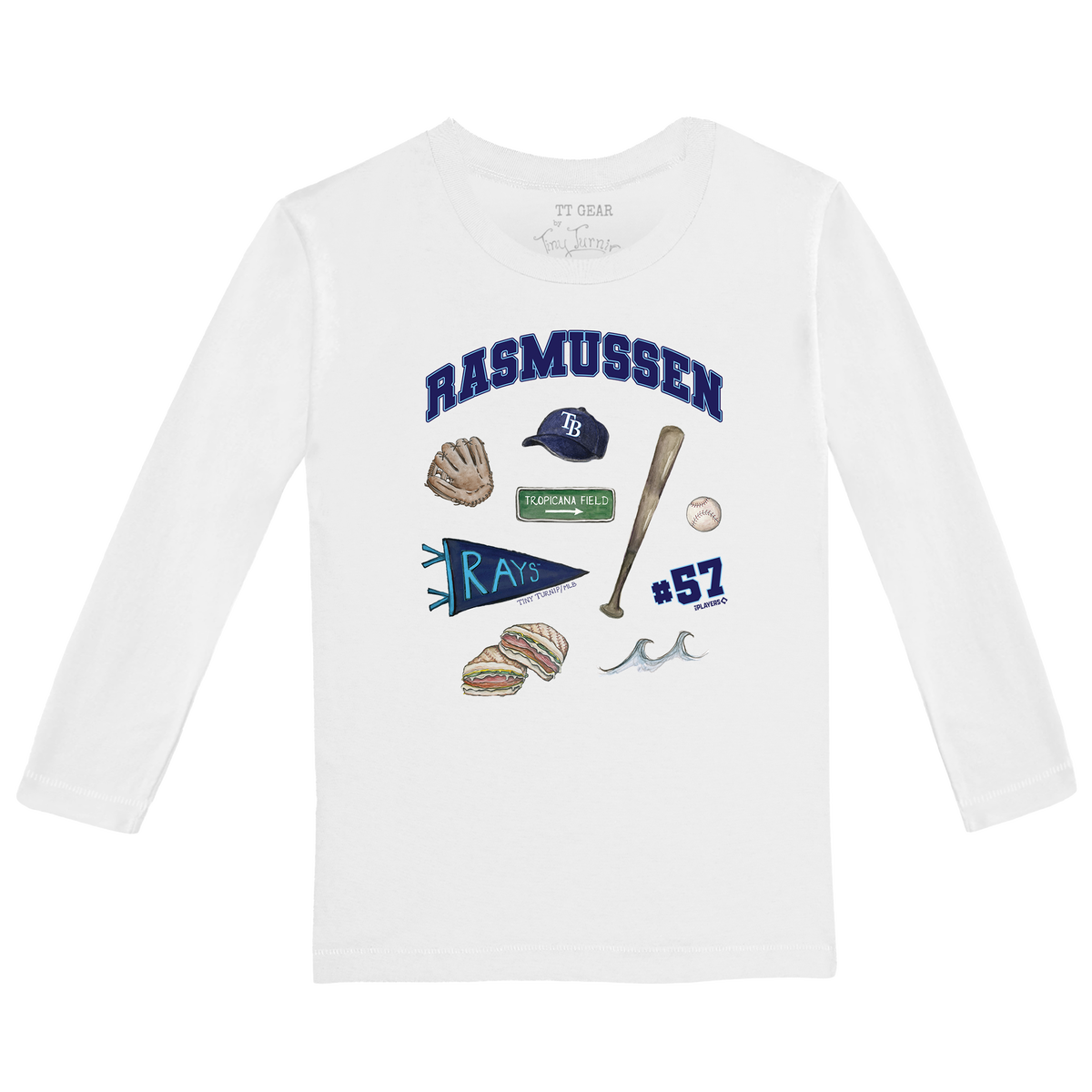 VIP Tampa Bay Rays Postseason '26 Kid's Long-Sleeve Tee Shirt