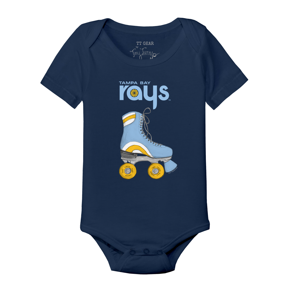 Tampa Bay Rays Retro Skate Short Sleeve Snapper