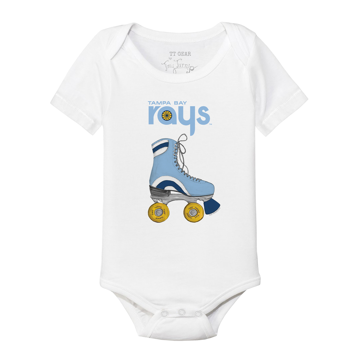 Tampa Bay Rays Retro Skate Short Sleeve Snapper