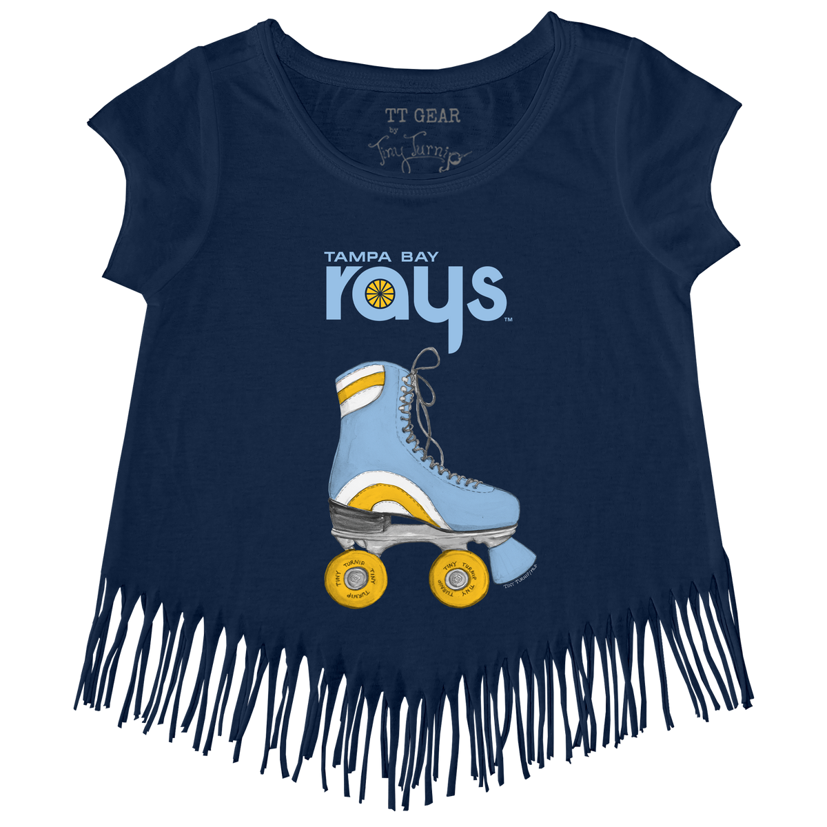 Tampa Bay Rays Retro Skate Fringe Tee