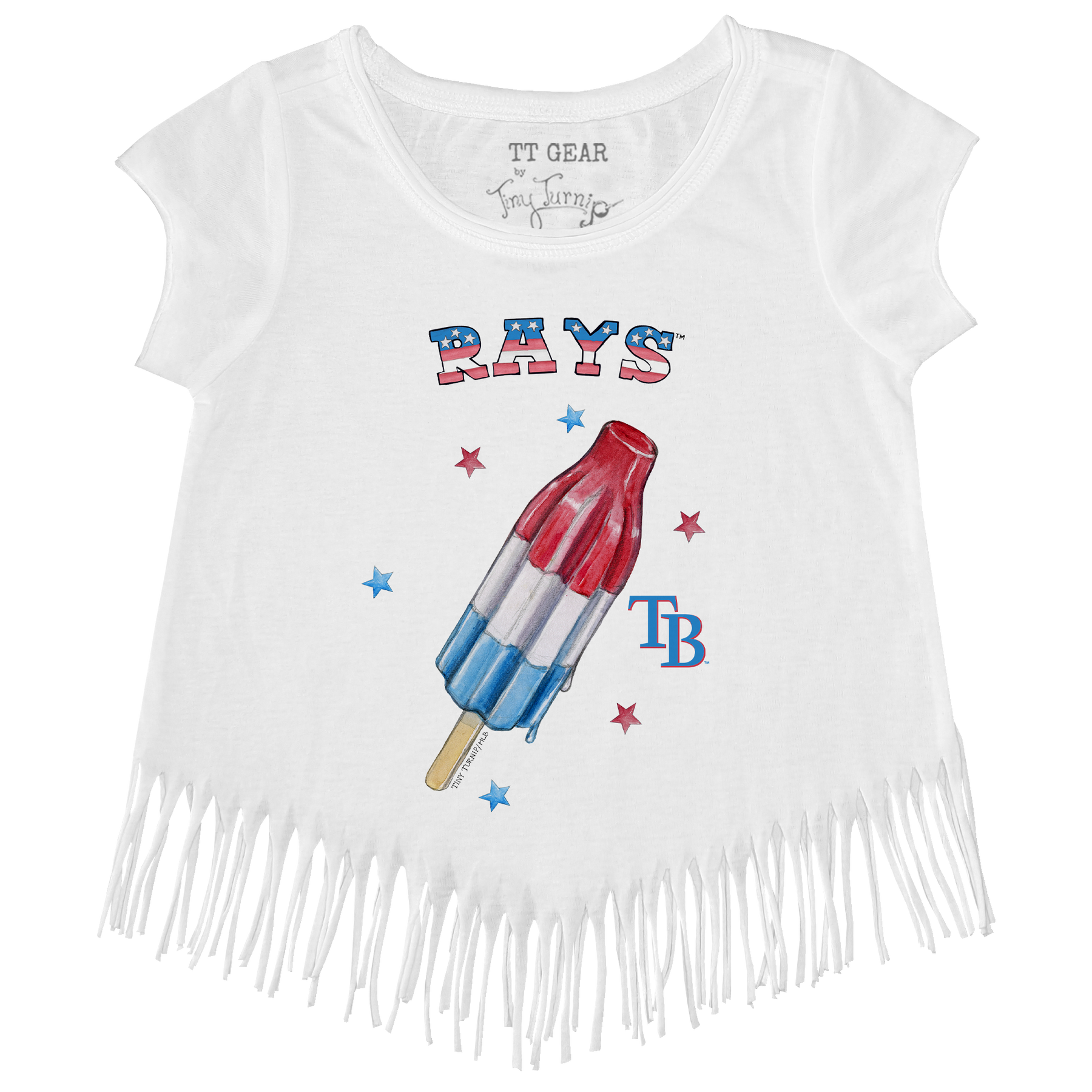 Tampa Bay Rays Rocket Pop Fringe Tee