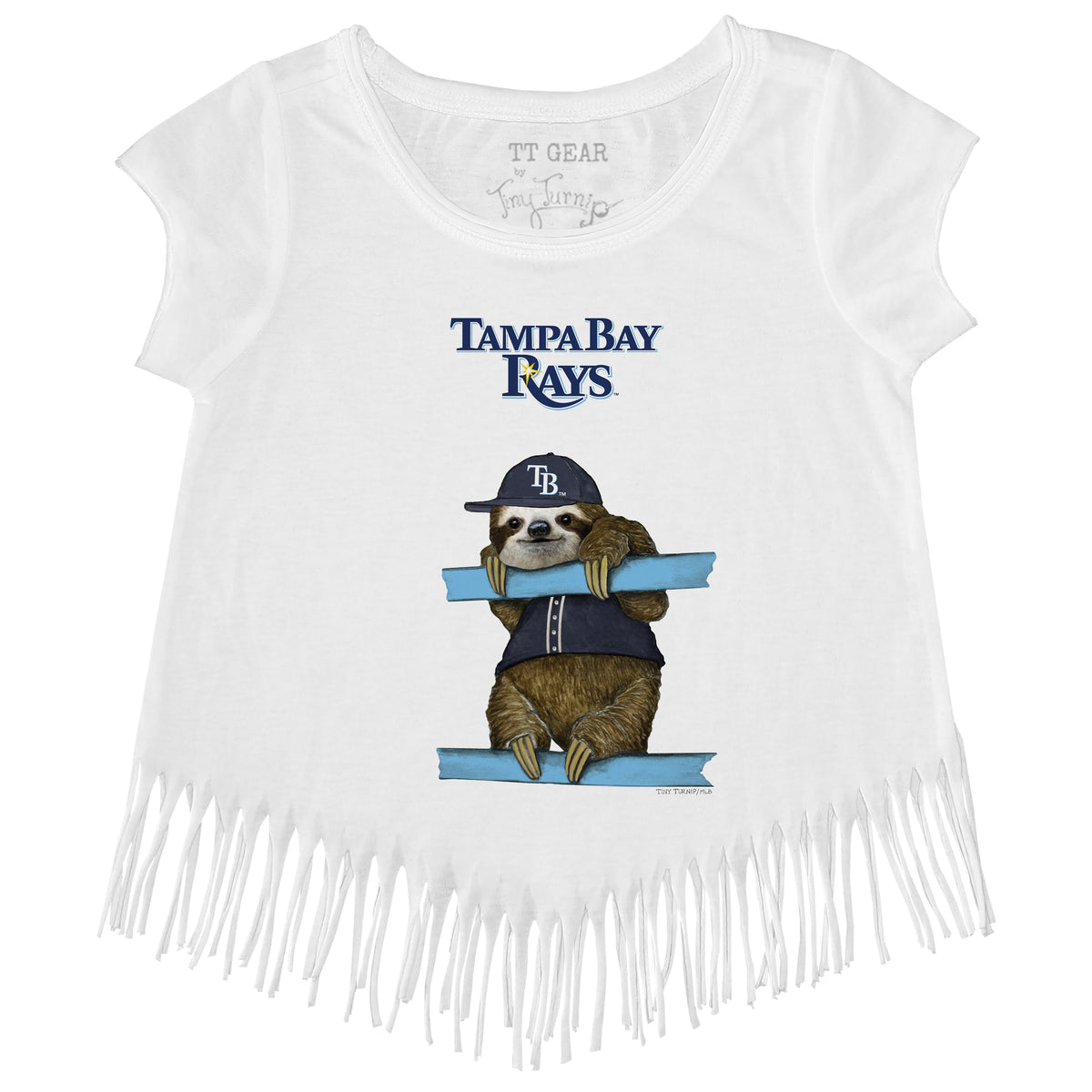 Tampa Bay Rays Sloth Fringe Tee