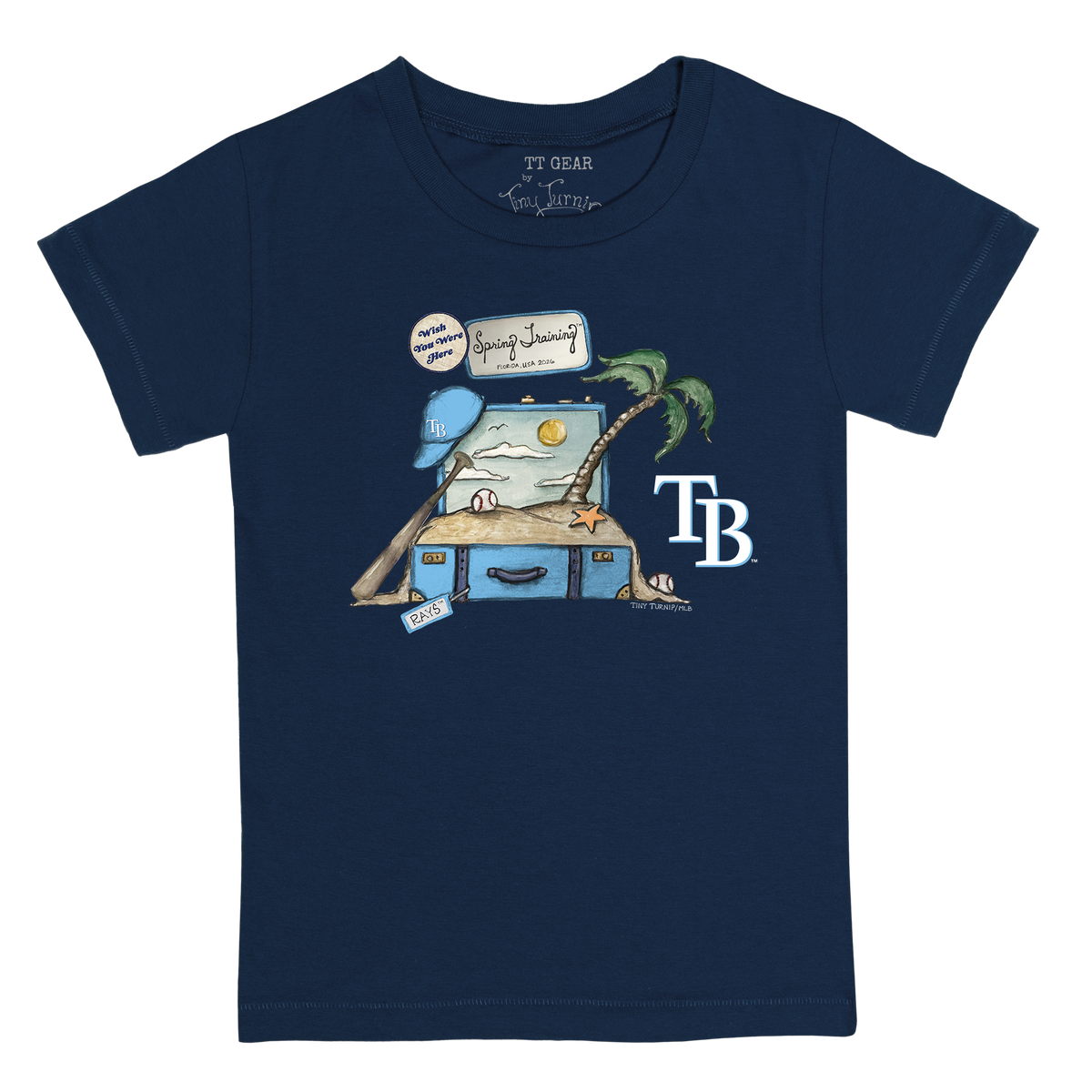 Tampa Bay Rays Spring Training 2026 Kid's Tee Shirt - Tiny Turnip