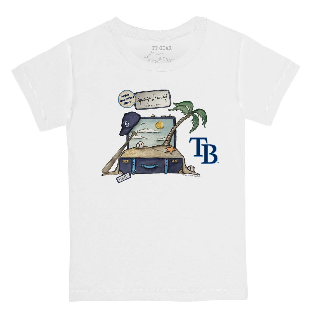 Tampa Bay Rays Spring Training 2026 Kid's Tee Shirt - Tiny Turnip