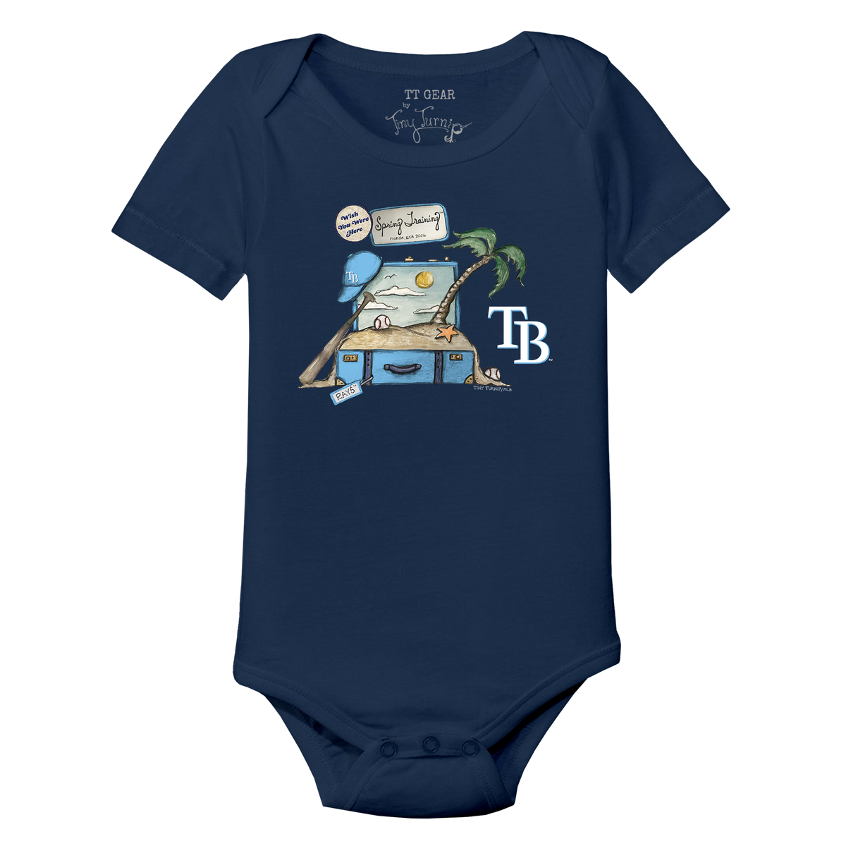Tampa Bay Rays Spring Training 2026 Short Sleeve Snapper - Tiny Turnip