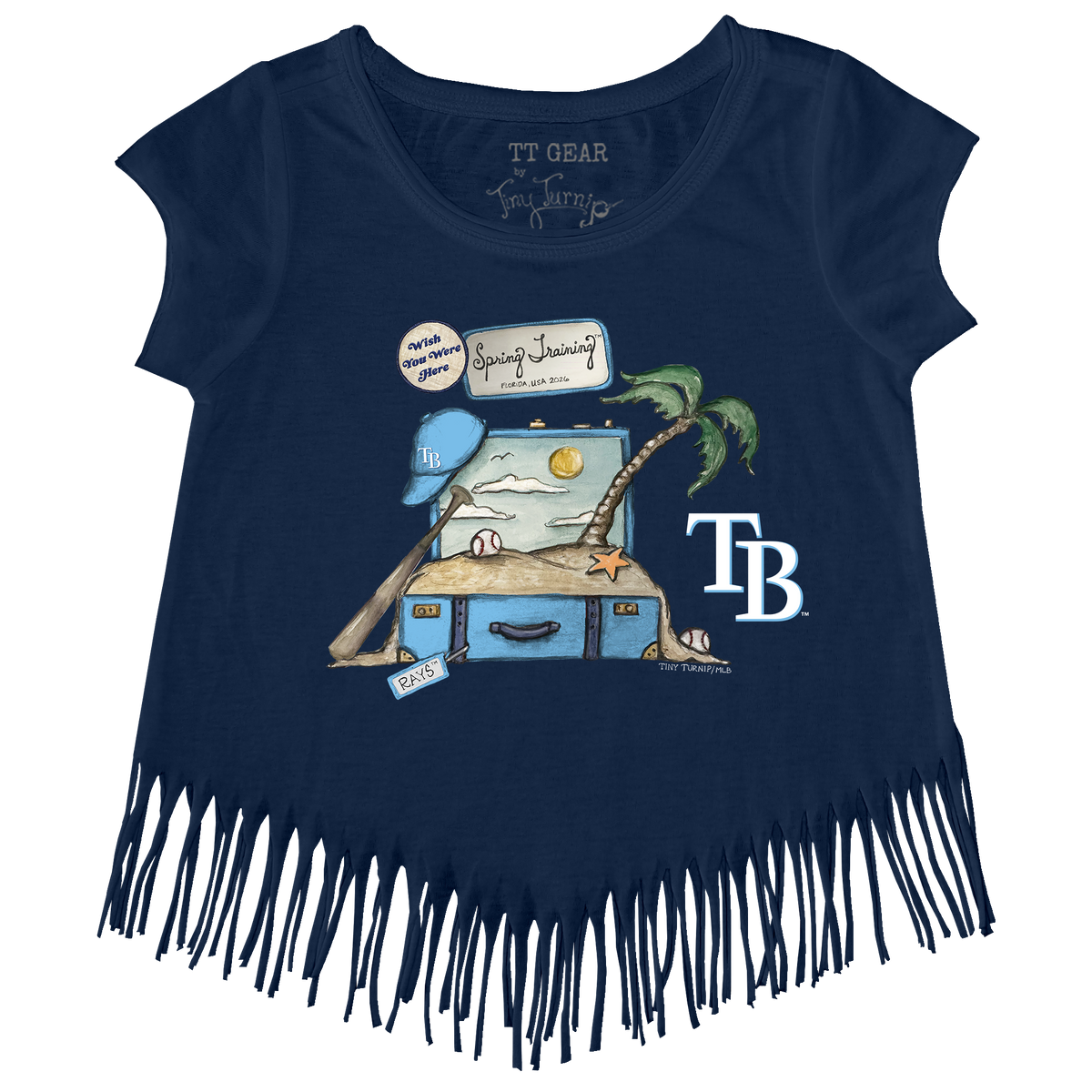 Tampa Bay Rays Spring Training 2026 Fringe Tee - Tiny Turnip